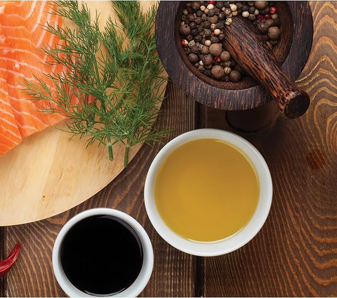 Maine Man Butter Warmer Set, Ceramic Ramekins with Chrome-Plated Steel Wire, Set of 2, 3-Ounce Capacity