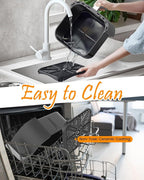 Nuwave Brio Plus 6-in-1 Air Fryer, 7-Qt Large Capacity, 50°F–400°F Precise Temp Control, Non-Toxic PFAS-Free Nonstick, Air Fry, Bake, Roast, Toast, Dehydrate, Reheat, 100 Presets, Dishwasher Safe