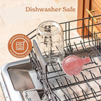 SMIRLY 64 oz Mason Jar Pitcher,Glass Pitcher with Wide Mouth,Water Jug with Double Leak Proof Lid for Iced Coffee,Hot Water,Breast Milk