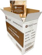 10,000 Count | KingSeal Natural Birch Wood Coffee Beverage Stirrers, Stir Sticks, 5.5 Inches, Round End, Bulk Pack - 10 Boxes x 1000 Stirrers
