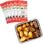 Flameless Food Warming Pads (6 Pack) - Food Warmers for Parties Buffet Disposable - Party Buffet Servers and Warmers for Half Size Pans - Heating Pads for Chafing Dish- Must-Have Catering Supplies