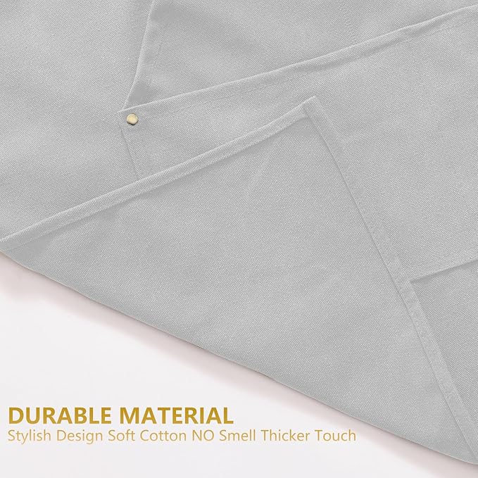 Canvas Aprons for Men Chef Apron, Work Apron with Large Pockets - 16oz Heavy Duty Cross Back, BBQ, Cooking