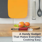 Deiss PRO Premium Swivel Vegetable Peeler - Sharp Stainless Steel Peeler With Easy Non-Slip Hand Grip, Potato Peelers For Kitchen, Fruit, Carrot, Apple, Veggie, Kiwi, Durable, Dishwasher Safe (RED)