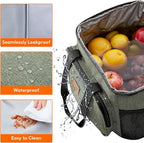 Lifewit Large Lunch Bag Insulated Lunch Box Soft Cooler Cooling Tote for Adult Men Women, Dark Green 24-Can (15L)