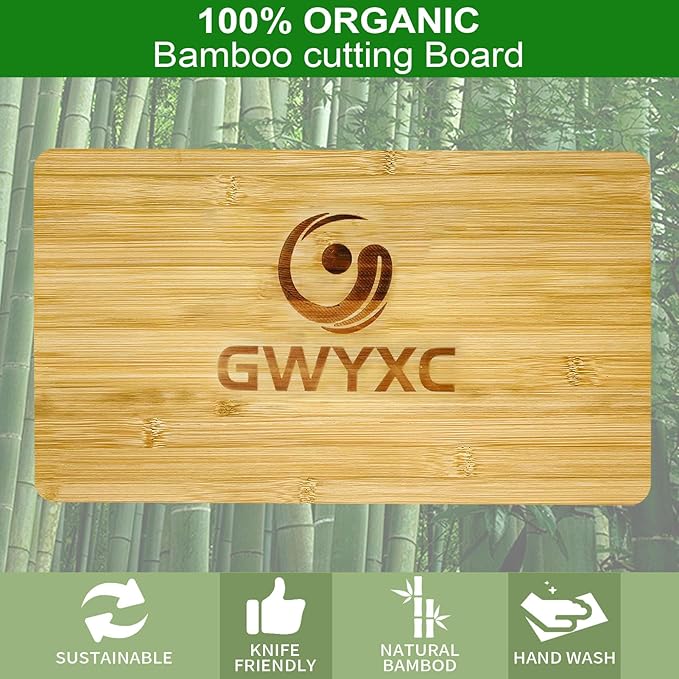Bamboo Cutting Board Compatible for Panasonic NB-G110P FlashXpress Toaster Oven, with Non-Slip Silicone Feet& Built-in Handle, Space-Saving Design for Toaster Oven Accessories