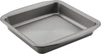 Circulon Nonstick Bakeware Baking Pan / Cake Pan, Square - 9 Inch, Gray