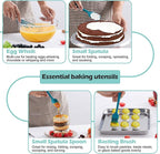 Homikit Silicone Cooking Utensils Set, 15-Piece Nonstick and Heat Resistant Kitchen Utensil Spatula Set with Holder, Kitchen Gadgets Home Essentials & Pots and Pans Accessories, Blue