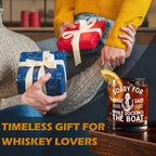 kunlisa Boat Gifts Whiskey Glasses, Boat Captain Gifts, I'm Sorry for What I Said While Docking the Boat 10 oz Drinking Rocks Glasses for Men Whisky Cocktail Scotch Bourbon Liquor