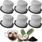 Coffee Maker Water Filter Replacement - Compatible with Cafe & GE Profile Grind & Brew Coffee Makers, Lasts 6-12 Months, Reduces Chlorine, Impurities & Odors (6)