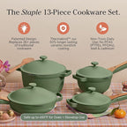 Our Place Cookware Set - 13-Piece Kit Including the Always Pan, Perfect Pot and Spatulas | Multifunctional, Toxin-Free Nonstick | Heat Safe up to 450°F | Oven, Stove, Induction Compatible | Sage