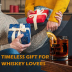 kunlisa Funny Lakeside Dog Whiskey Glasses, Lake House Decor and Gifts, Lakeside 10 oz Drinking Rocks Glasses for Women Men Whisky Cocktail Scotch Bourbon Liquor