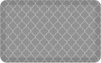 NewLife by GelPro Anti-Fatigue Designer Comfort Kitchen Floor Mat, 20x32”, Trellis Grey Resistant Surface with 3/4” Thick Ergo-Foam Core for Health and Wellness