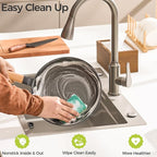 YUTANN Nonstick Frying Pan 10 inch, Ceramic Cast Iron Skillet, Lightweight Pre-seasoned Cast Iron Pan with Detachable Handle, Dishwasher & Oven Safe, Free of PFAS and PFOA