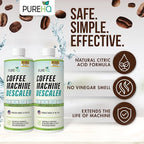 Coffee Machine Descaler (2 Pack) - 20 Uses - Keurig Descaling Solution - Universal Descaler for Keurig, Nespresso, Delonghi, Breville and All Single Use Coffee and Espresso Machines - Made in USA