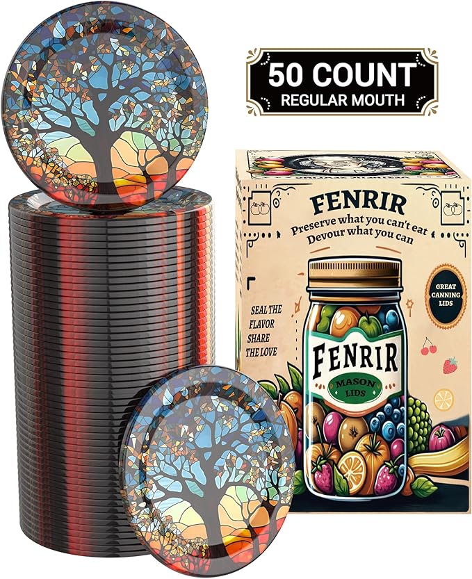 50Pcs Canning Lids Regular Mouth, Superb Canning Lids Not Easy to Rust Excellent Air Tightness, Thick Mason Jar Lids Prevent Warping - Food Grade Material (Blue)