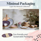 Portmeirion Minerals Oval Serving Platter (13.7"x 7.5") - Stoneware Serving Dish with Reactive Glaze, Amethyst - Modern Ceramic Serveware for Dining, Entertaining, Gifting - Great for Charcuterie