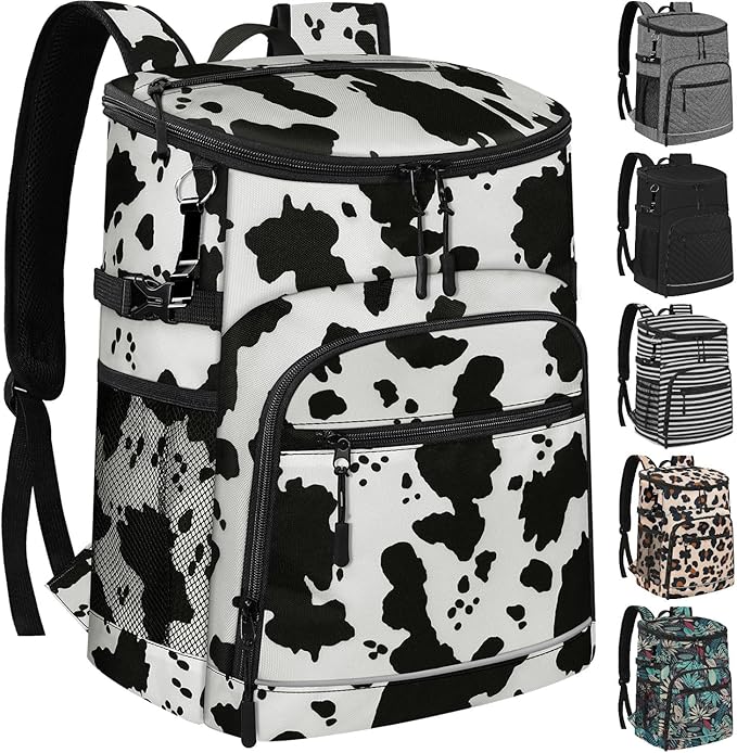 Cooler Backpack Insulated Leakproof Waterproof Backpack Cooler Bag 30/45 Cans, Large Capacity Lightweight Travel Camping Beach Backpack Cooler Ice Chest for Men and Women