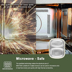 Aluminum Foil Pans of Divided Compartment with Snap-On Lids (5 Pack) | 2X Thicker Heavy Duty Reusable Container 27oz for Take-Out (Gold)