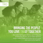 TRU Triple Buffet Server, Three 2-1/2-Quart Removable Inserts