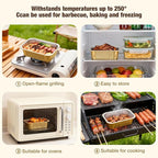 Aluminum Foil Pan with Lids,Heavy Duty Aluminum Pan, Disposable Aluminum Pans,Gold Foil Pans, Deep Container for Heating, Baking, Cooking,BBQs,Parties,Storing,Catering(31.4oz 15 Pack w/Lids)