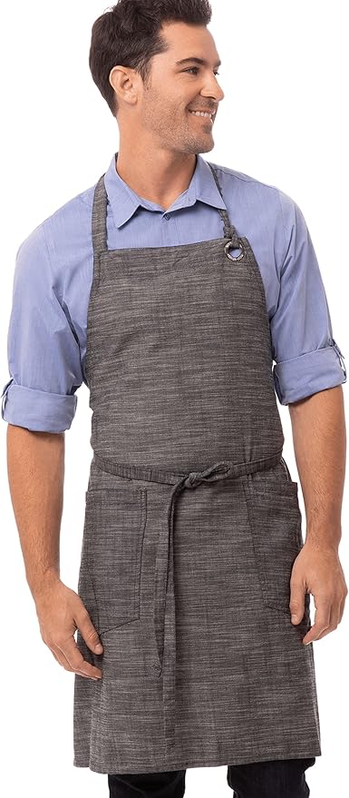 Chef Works Unisex Corvallis Bib Apron