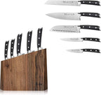 Cangshan TS Series 1024876 Swedish 14C28N Steel Forged 6-Piece Knife Block Set, Walnut