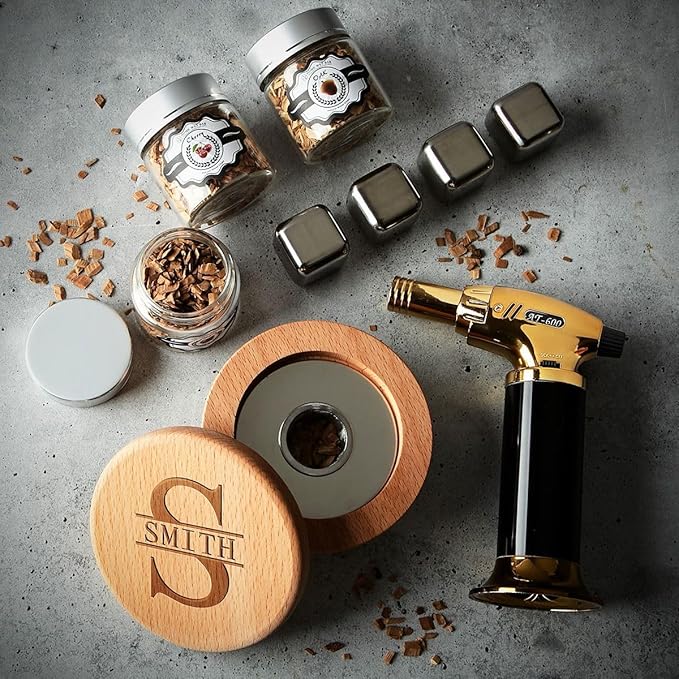 DIY Cocktail Infusion Kit with Whiskey Smoker, 24pc. Cocktail Making Kit, Mixology Set for Vodka, Gin, & Whiskey Lovers (Infusion Kit + Smoker)