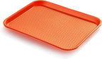 New Star Foodservice Fast Food Tray, Set of 12 (Orange, 14 by 18-Inch)
