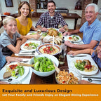 Matte Black Silverware Set, Oliviola 20-Piece Stainless Steel Flatware Cutlery Set Service for 4, Satin Finish Kitchen Utensil Set, Dishwasher Safe