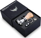 Espresso Accessories Kit 58mm for E61 Group Head Bottomless Portafilter, Calibrated Tamper, Dosing Funnel with Puck Filter, and Espresso Distributor