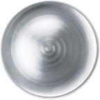 allgala 13-Inch 6-Pack Heavy Quality Round Charger Plates-Brushed silver-HD80322