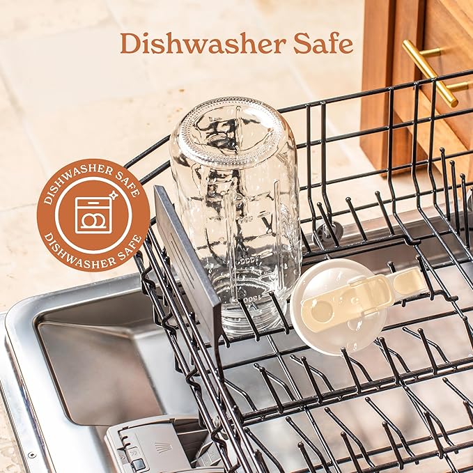 SMIRLY 64 oz Mason Jar Pitcher,Glass Pitcher with Wide Mouth,Water Jug with Double Leak Proof Lid for Iced Coffee,Hot Water,Breast Milk