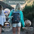 Backpack Cooler Insulated Leak Proof 33/49 Cans, 2 Insulated Compartments Thermal Bag, Portable Lightweight Beach Travel Camping Lunch Backpack for Men and Women