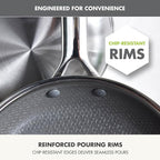 GreenPan Hybrid 13 Piece Nonstick Stainless Steel Cookware Set, APEX Tri-Ply Thermobond PFAS-Free Ceramic Pots & Pans, Induction & All Cooktop Compatible, Oven Temp to 850°F, Dishwasher Safe, Silver