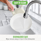 GreenLife 16 Piece Nonstick Cookware Set, Soft Grip Non-Toxic PFAS-Free Ceramic Pots & Pans, Dishwasher & Oven Safe, Frying, Sauce, Saute, Utensils, Glass Lids, Stay-Cool Handles, Wobble Free, Taupe