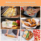 Grilljoy 4PCS BBQ Blanket for Resting Meat - Meat Resting Blanket with Stainless Steel Griddle Spatula & Silicone Oil Paper, for BBQ Lovers, Essential Flattop Grill Accessories