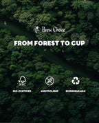 Pre-folded Unbleached Cone Coffee Filters, 100 Count Disposable Paper Filters Compatible with Hario V60 Size 02 Drippers, Bodum & 1-5 Cups Pour Over and Drip Coffee Makers