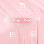 Utopia Kitchen 6FT Spandex Tablecloth [2 Pack, Pink] 200 GSM Stretch, Fitted, Washable and Wrinkle Resistant Table Cloth Rectangle Cover for Trade Shows, Wedding, Parties [72Lx30Wx30H Inch]