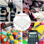 18Pcs Drawer Dividers, Adjustable Drawer Organizer for Socks, Underwear, Makeup, Can Help Tidy Kitchen, Bedroom, Dresser Black