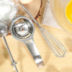 12-Piece Measuring Cups and Spoons Set with Flour Duster and Egg Separator, BPA-Free, Dishwasher Safe Kitchen Gadgets for Baking & Cooking