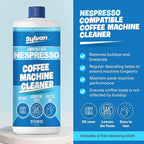 Descaling Solution Compatible with Nespresso Vertuo | Free Cleaning Cloth | 12 Month Supply | Made in the USA | Descaling Kit for all Nespresso Machines | 32 Oz | Coffee Machine Cleaner and Descaler