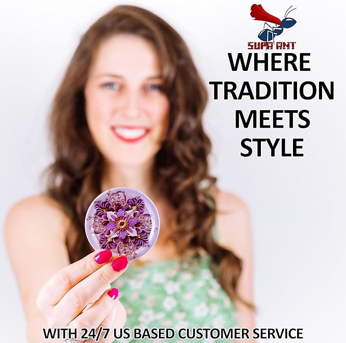 Supa Ant Thickest Canning Lids Regular Mouth (50 Pcs.) Food Grade Tin Can Lids for Canned Food - Buckle Proof & Rust Proof Lid for Canning Kit for Regular Mouth Mason Jars (Ceramic) Canning Supplies