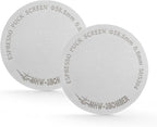 MHW-3BOMBER 58.5mm Espresso Puck Screen 2 Packs Metal Coffee Filter Reusable Espresso Filters for 58mm Portafilter Basket 0.8mm Thickness FG7010-OS