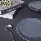 sancua Rectangle Tablecloth - 70 x 120 Inch - Stain and Wrinkle Resistant Washable Polyester Table Cloth, Decorative Fabric Table Cover for Dining Tables, Buffet Parties and Camping, Grey