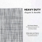 LEXMORE PVC Woven Placemats 12 PCS Wipeable Indoor/Outdoor Table Mats Washable Vinyl Place Mats for Dining Table, Set of 12-Gray