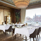 sancua White Tablecloths for 8 Foot Rectangle Tables, 6 Pack - 60x120 Inch - Washable Fabric Cloth Table Cloth for Wedding, Party, Birthday, Banquet, Reusable Polyester Table Covers