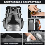 Maelstrom Backpack Cooler,Soft Lightweight Leakproof Cooler Backpack,50 Can Insulated Cooler Bag,Keeps 50 Cans Hot/Cold for Up to 16 Hours,Waterproof Lunch Bag for Men Women-Black