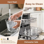 2-in-1 Electric Chicken Shredder & Meat Grinder, 250W Powerful Motor, Dual Blades for Shredding & Grinding, 1.5L BPA-Free Bowl, One-Touch Food Processor for Baby Food, Pet Meals, Fitness Meal Prep