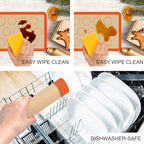 Silicone Baking Mat Set, Reusable Baking Mat, Non-Stick, Food Safe Silicone Mats for Baking, Oven Baking Sheet for Making Cookies, Macaroons, Bread