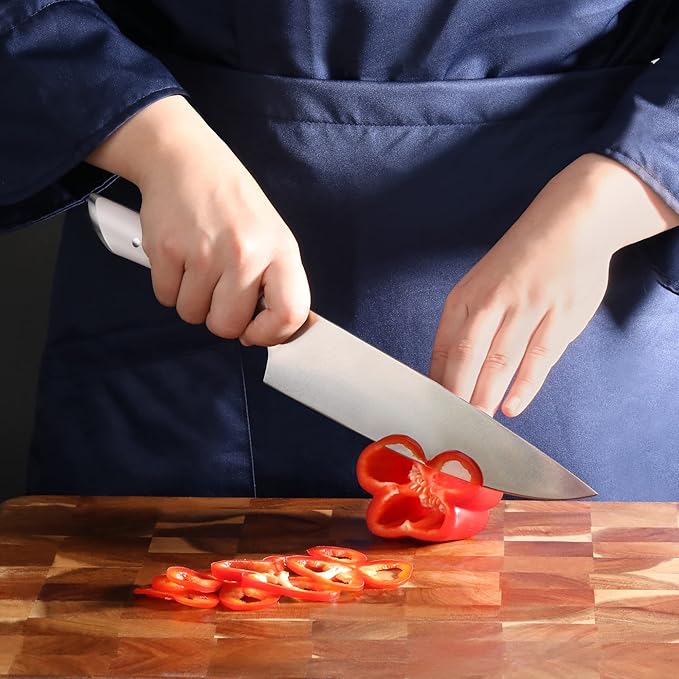 Cangshan HELENA Series German Steel Forged Starter Knife Set (White, 3-Piece)